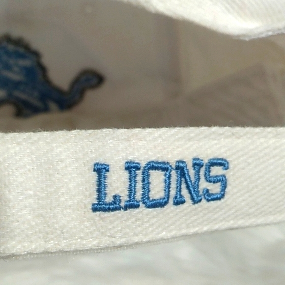 HTF! NFL Detroit Lions Adjustable Velcro Back Vintage Unisex Hat - Picture 12 of 14